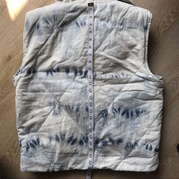 Avant-Garde Free People Vest Medium Asymmetric Sheerling-Lined Statement - Picture 10 of 13